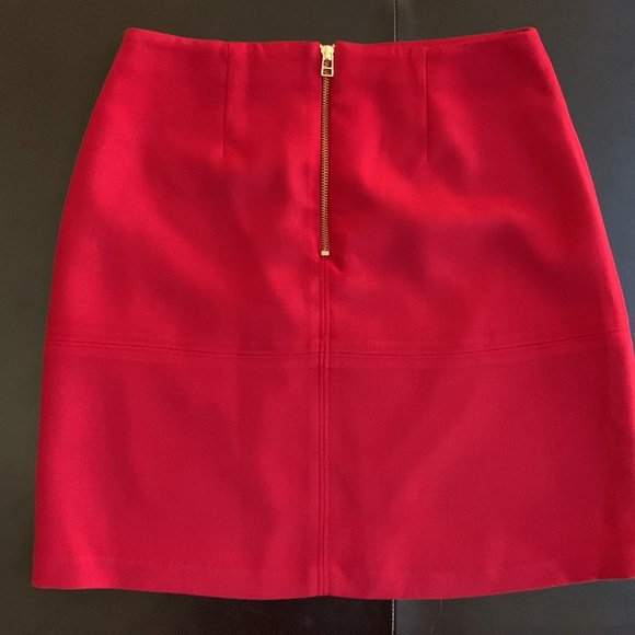 Ann Taylor Ruby Red Petite Skirt Size 4P - Picture 4 of 11